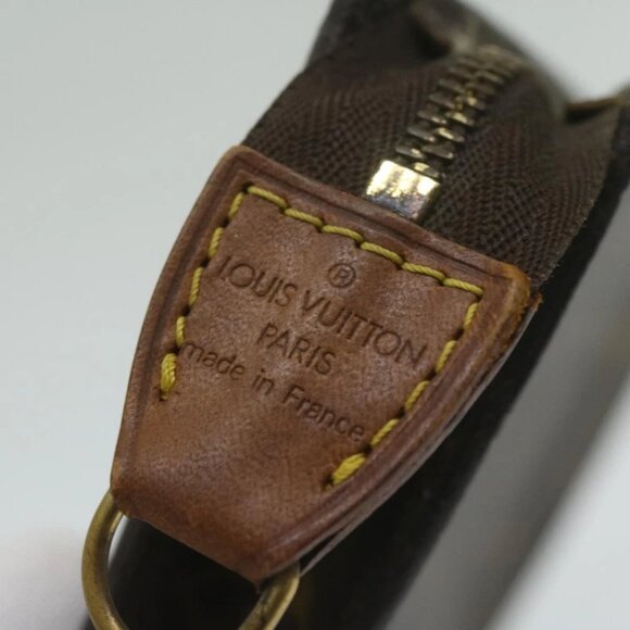 LOUIS VUITTON Monogram Bucket PM Pouch Accessory Pouch LV Auth 63476 - Picture 2 of 16